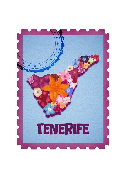Sello ilustrado de Tenerife